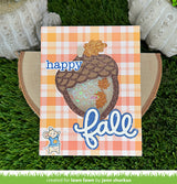 stitched acorn frame