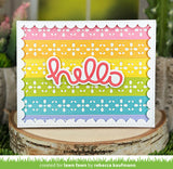 folksy petal border