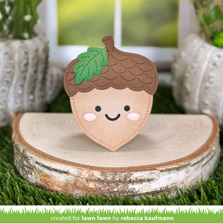 outside in stitched acorn