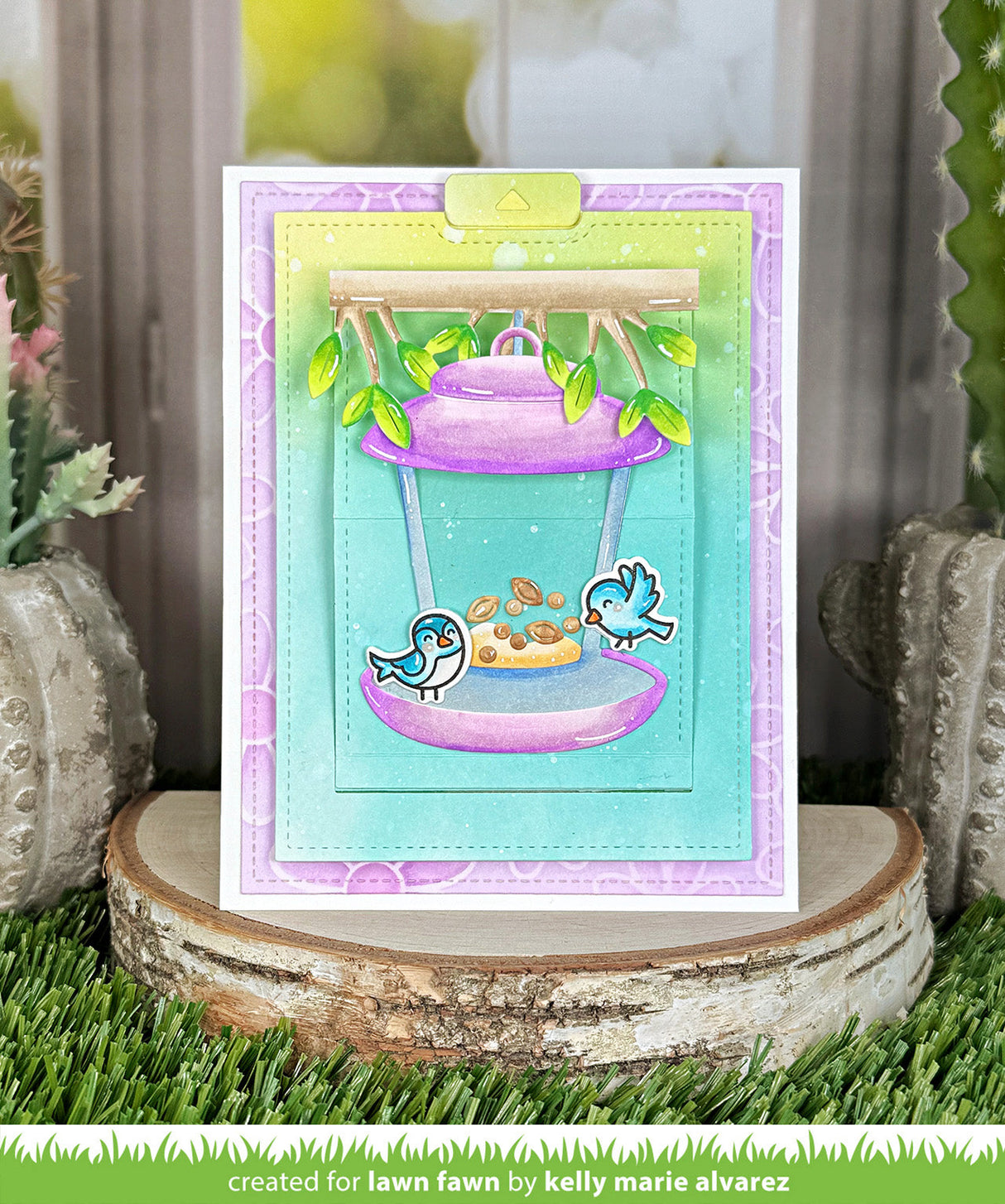 backyard bird feeder