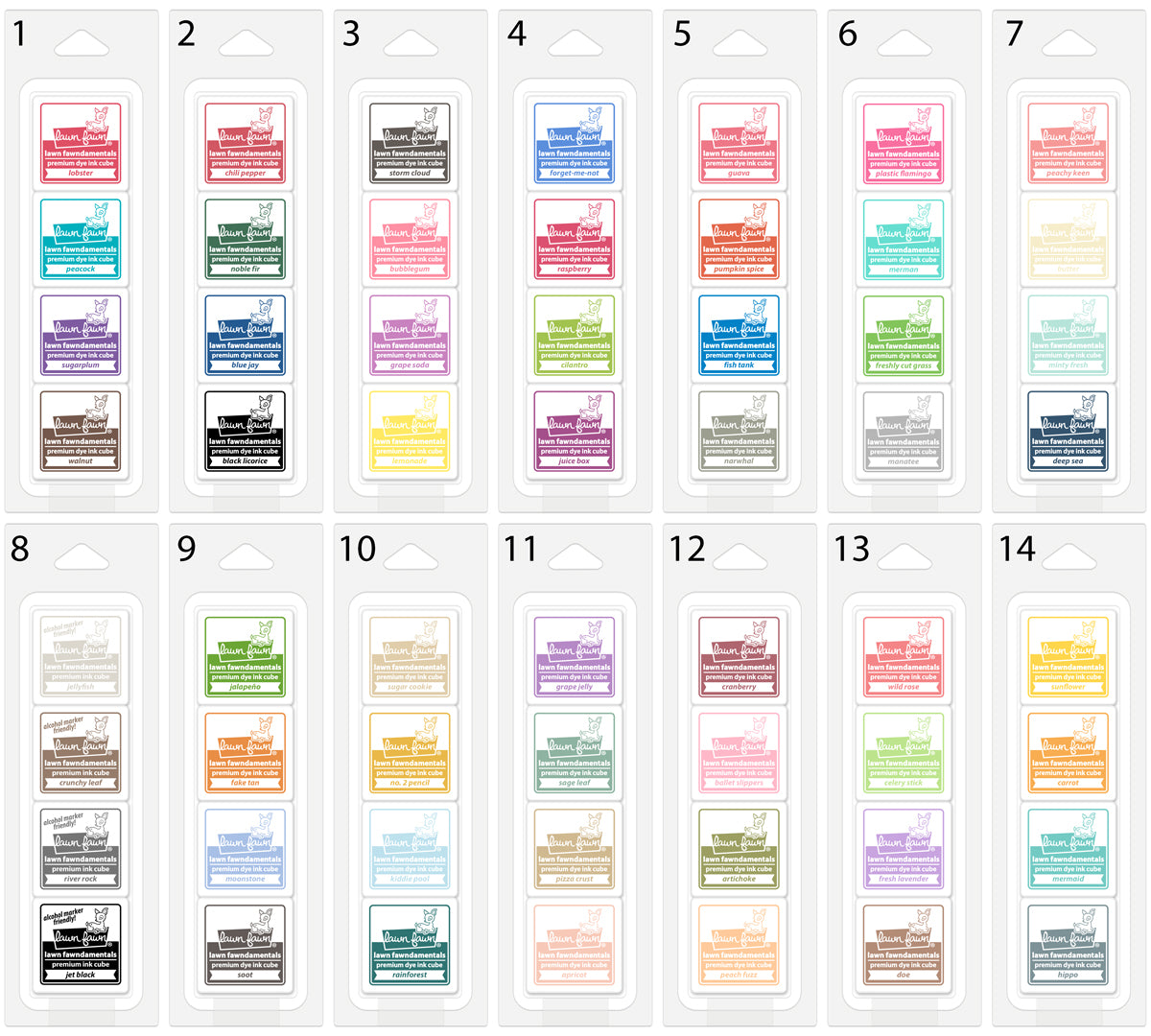 lawn fawn ink cubes bundle