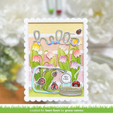 itsy bitsy polka dot background hot foil plate
