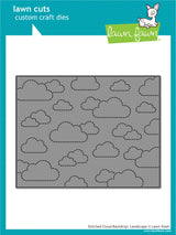 stitched cloud backdrop: landscape
