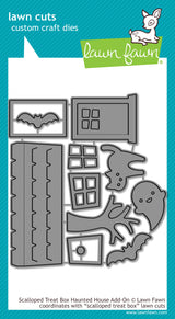 scalloped treat box haunted house add-on
