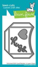 stitched gift card pocket