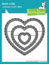lacy heart stackables