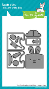 tiny gift box bunny add-on