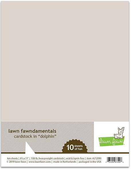 dolphin cardstock