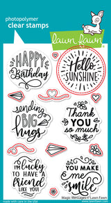 magic messages lawn cuts