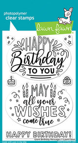 giant birthday messages
