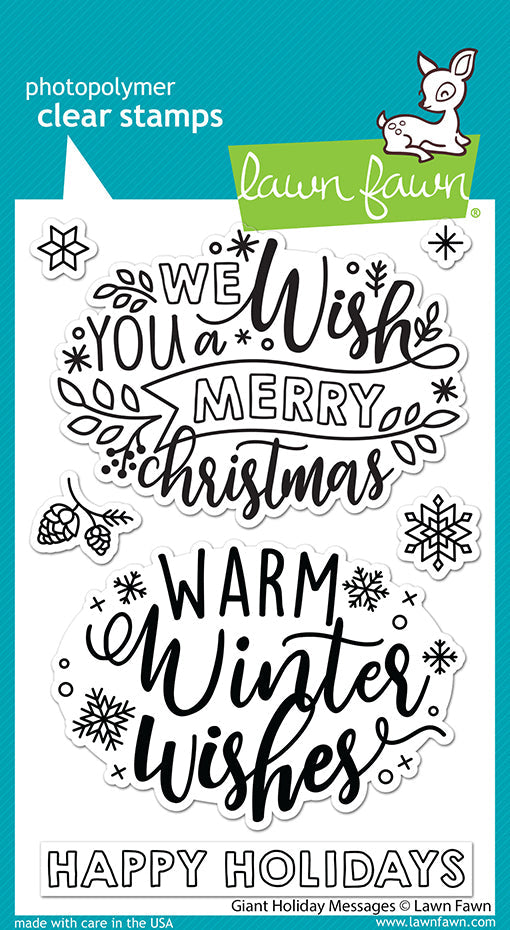 giant holiday messages