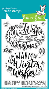 giant holiday messages
