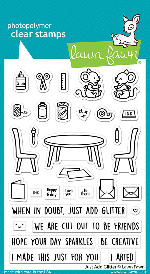 just add glitter