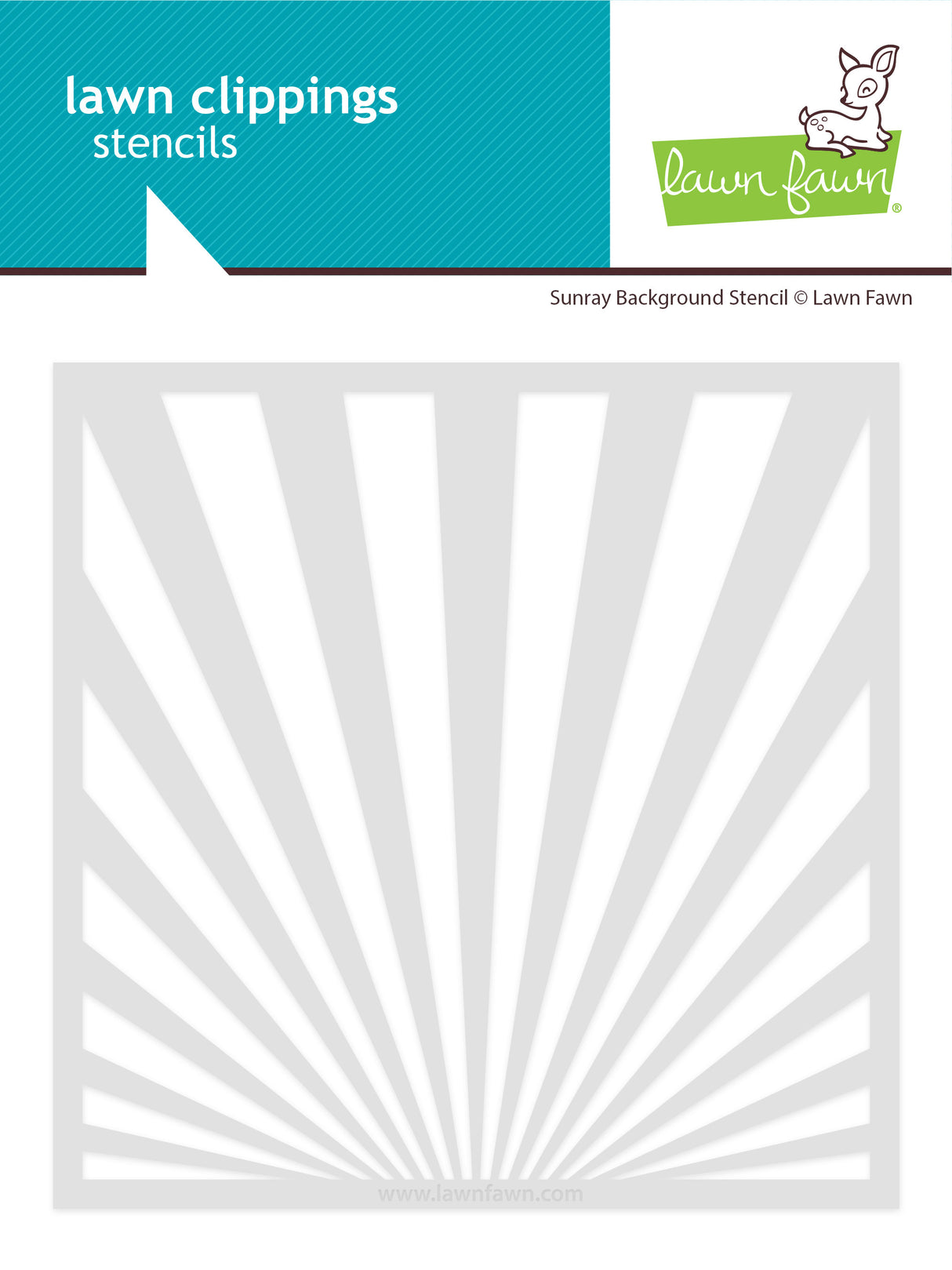 sunray background stencil