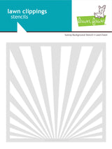 sunray background stencil