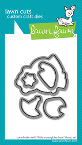 little snow globe: bear lawn cuts