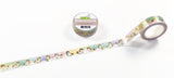 unicorn party foiled washi tape