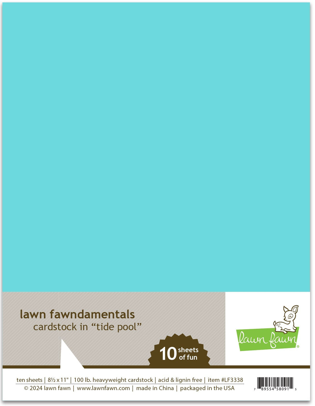tide pool cardstock