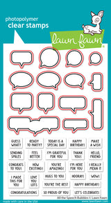all the speech bubbles lawn cuts