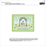 best wishes line border