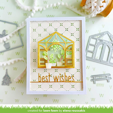 best wishes line border