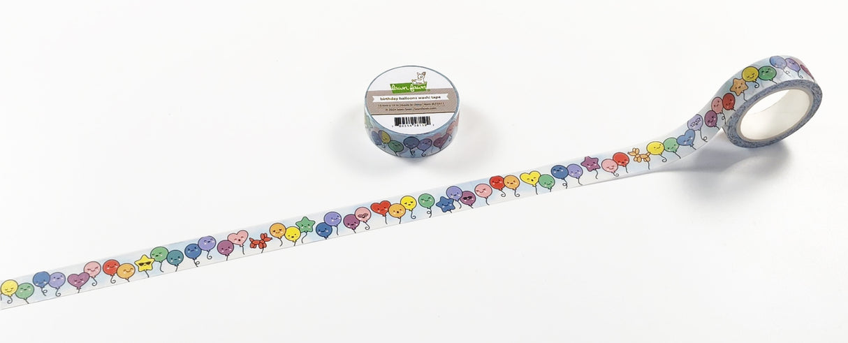 birthday balloons washi tape