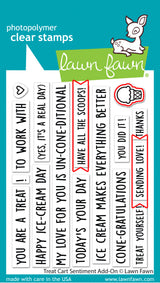 treat cart sentiment add-on lawn cuts