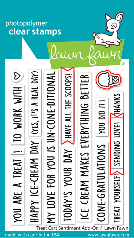 treat cart sentiment add-on lawn cuts