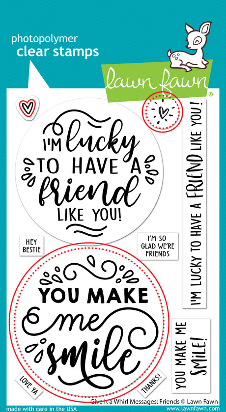give it a whirl messages: friends lawn cuts