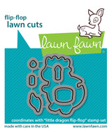 little dragon flip-flop lawn cuts