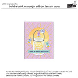 build-a-drink mason jar lantern add-on