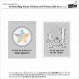 embroidery hoop window and frame add-on