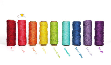 coral hemp twine