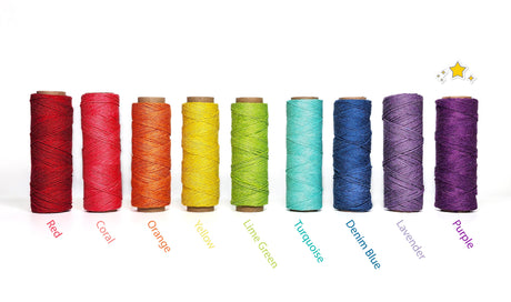 purple hemp twine