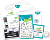 unicorn sparkles kids cardmaking kit
