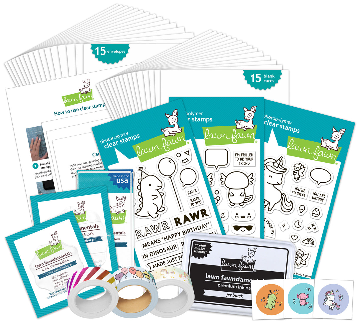 kids cardmaking kit: combo one