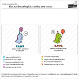 kids cardmaking kit: combo one