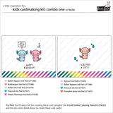 kids cardmaking kit: combo one