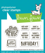 spring basket add-on: birthday