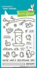 backyard bird feeder