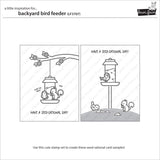 backyard bird feeder