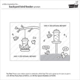 backyard bird feeder