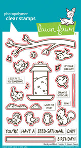 backyard bird feeder lawn cuts