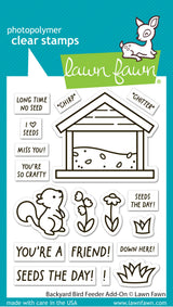 backyard bird feeder add-on
