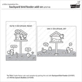 backyard bird feeder add-on