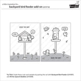 backyard bird feeder add-on
