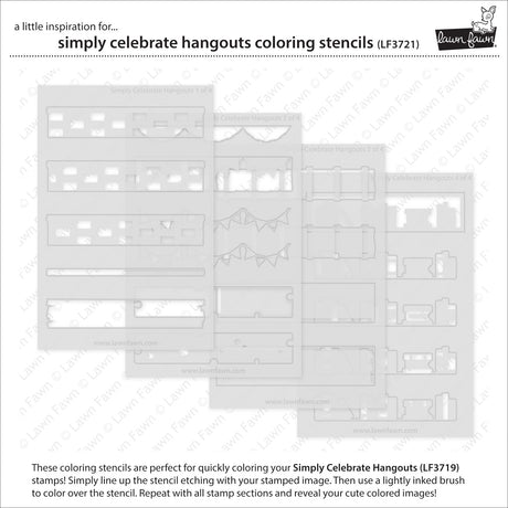 simply celebrate hangouts coloring stencils