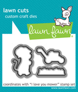 i love you mower lawn cuts