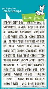 henry's build-a-sentiment: birthday