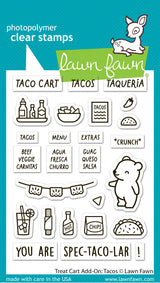 treat cart add-on: tacos